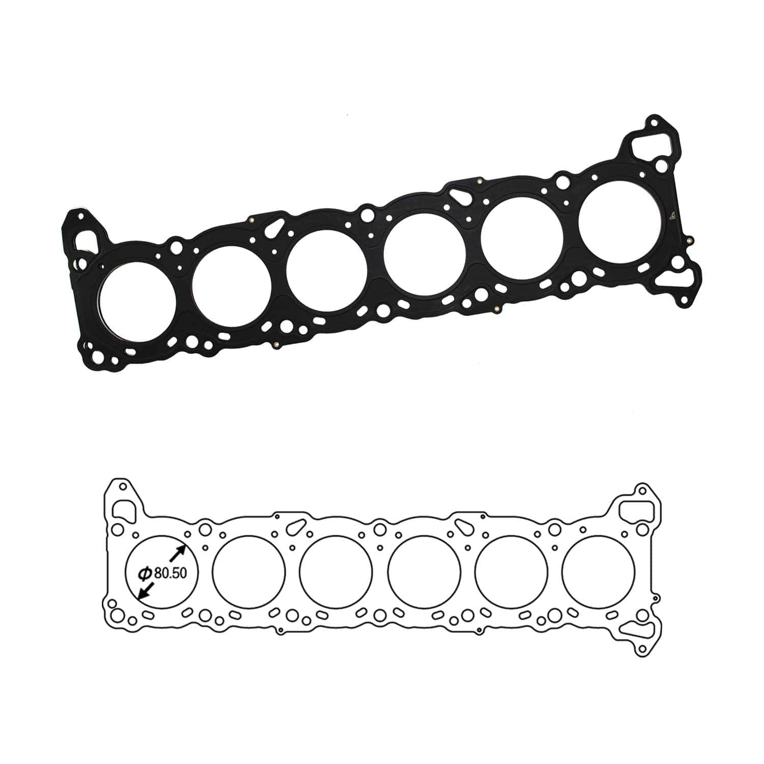 Junta de culata SIRUDA para Nissan RB20DET - T:1.2mm)