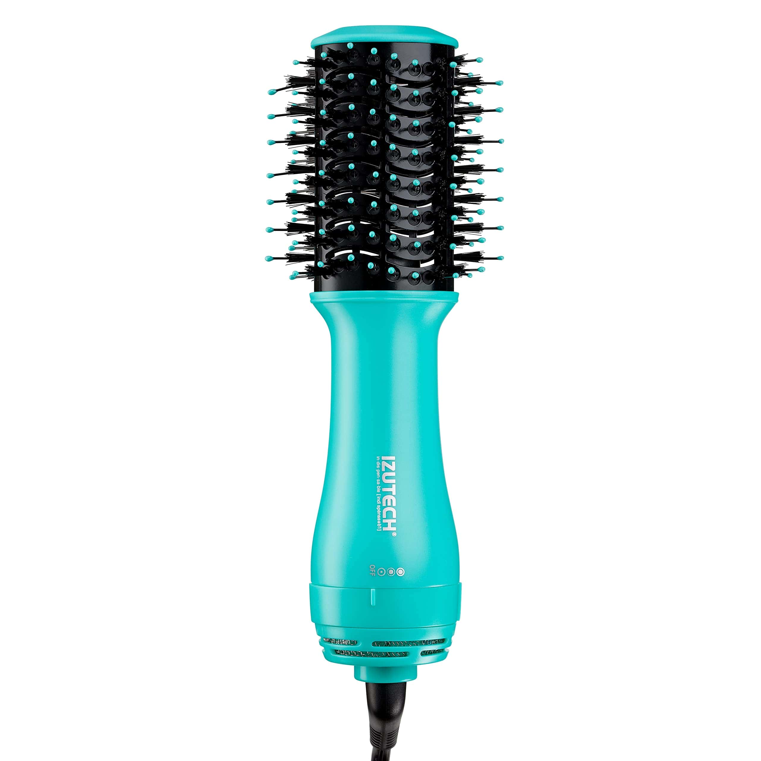 Secador de Pelo Portátil 2 en 1 con Cepillo -Teal - Imagen 3