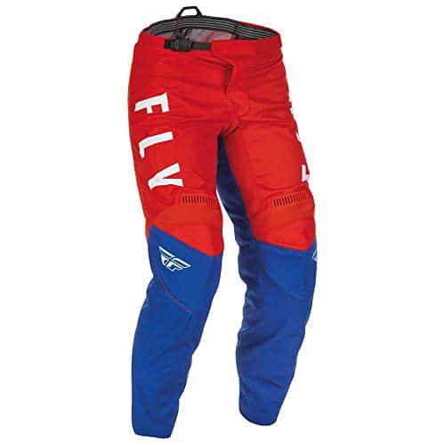 Pantalones Fly Racing 2022 Youth F-16 (Rojo/Blanco/Azul, 24)
