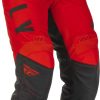 Pantalones juveniles Fly Racing 2022 F-16 (Rojo/Negro,