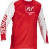 Jersey Fly Racing 2022 Lite para Adulto (Rojo/Blanco,