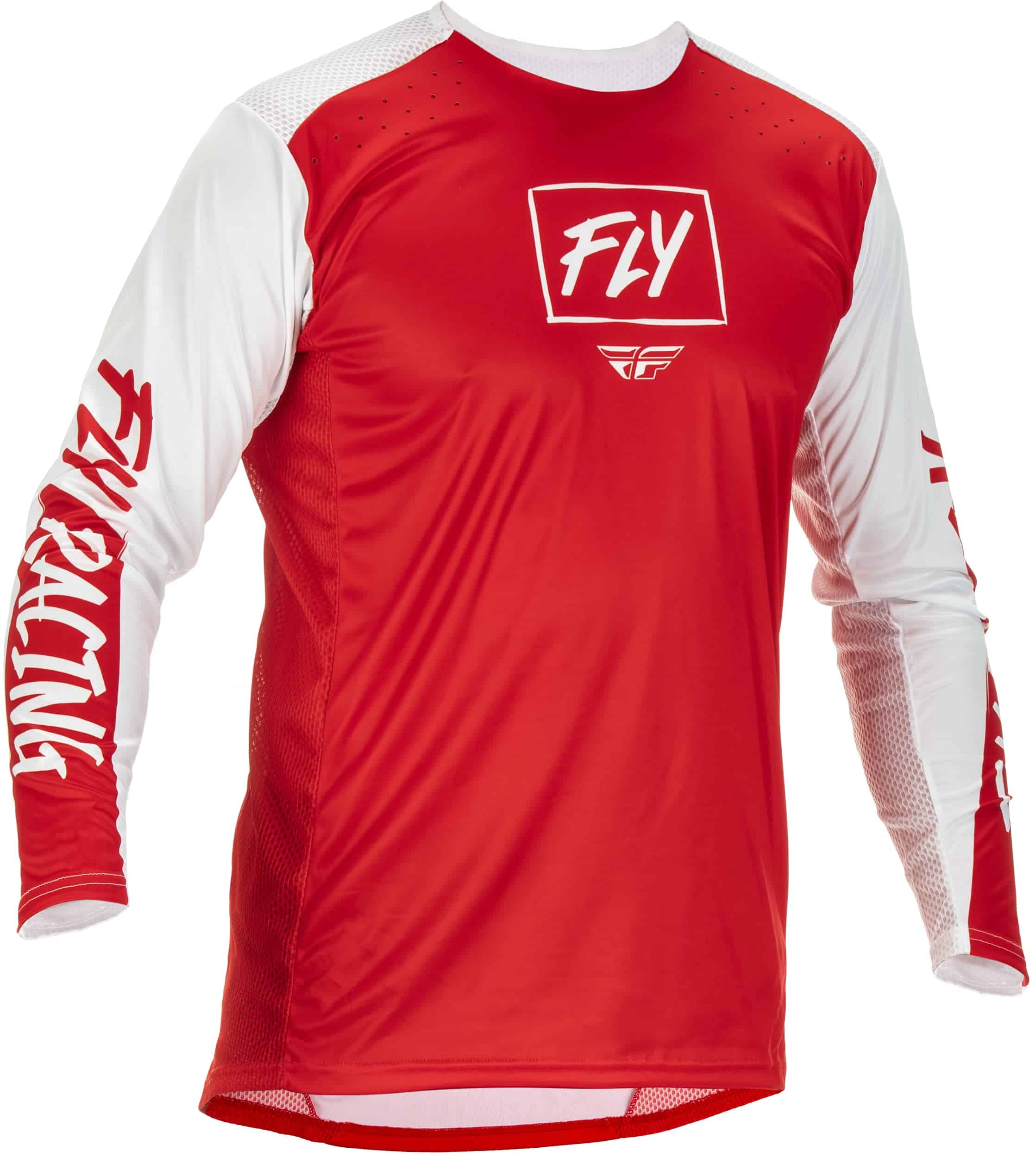 Jersey Fly Racing 2022 Lite para Adulto (Rojo/Blanco,