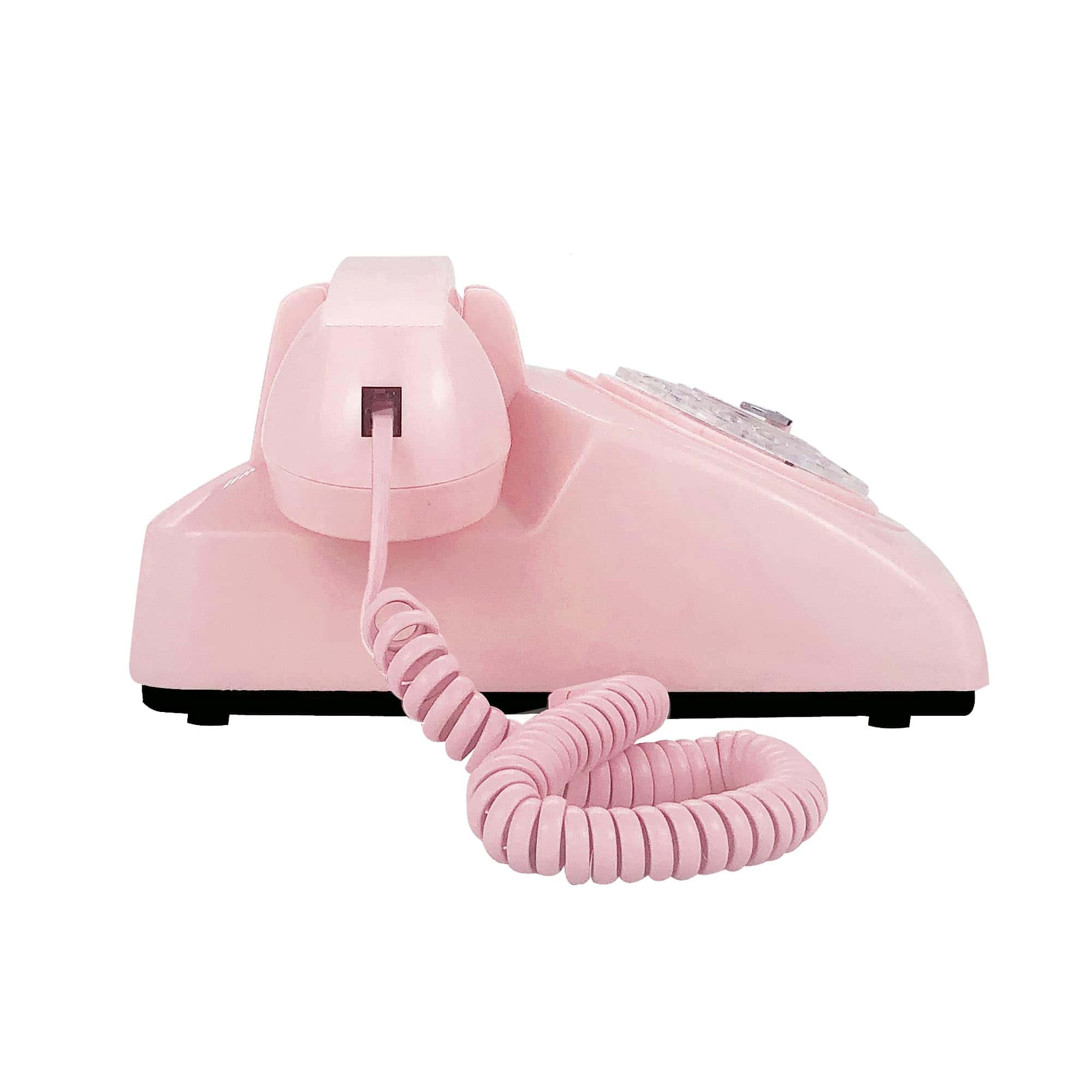 Teléfono de Escritorio con Cable Retro de -Rosa - Imagen 5