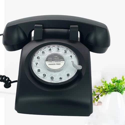 Teléfono fijo de escritorio con cable de línea única TelPal