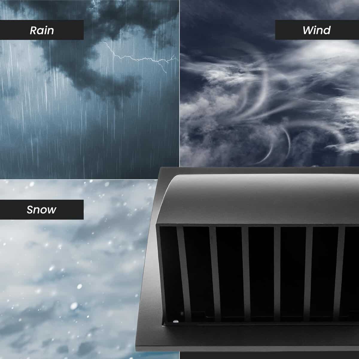 Cubierta de ventilación de escape de 6 pulgadas con - Imagen 7