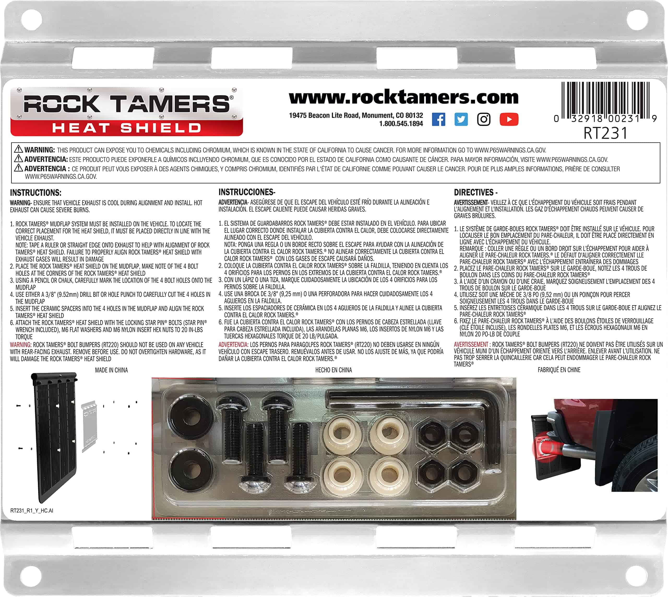 Protector de Calor Rock Tamers RT231, Acero Inoxidable - Imagen 8