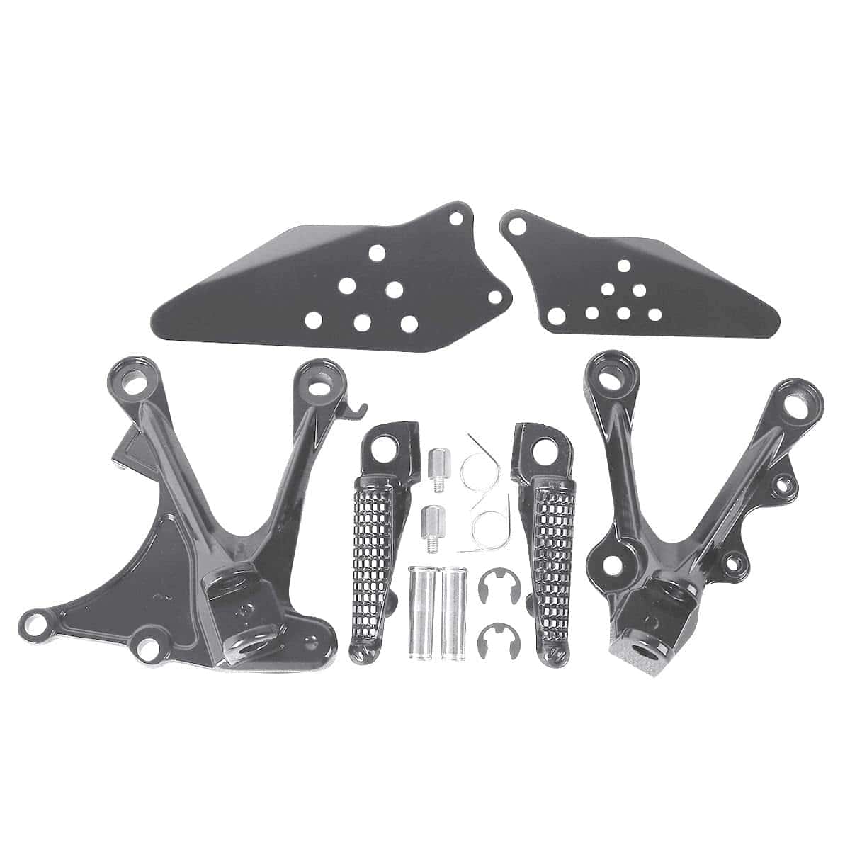 Soporte de Pedales Frontales Negro Mate para Kawasaki ZX6R - Imagen 8