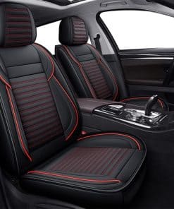 Cubiertas de asiento de coche LINGVIDO, transpirables e
