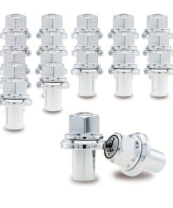 Tuercas de rueda Prime Sleeve M22x1.5 cromadas para