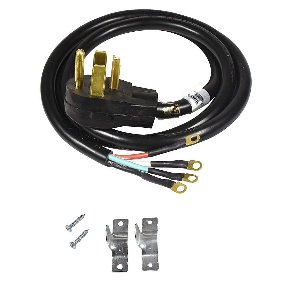 HQRP Cable de corriente eléctrica para secadora de 4 pines