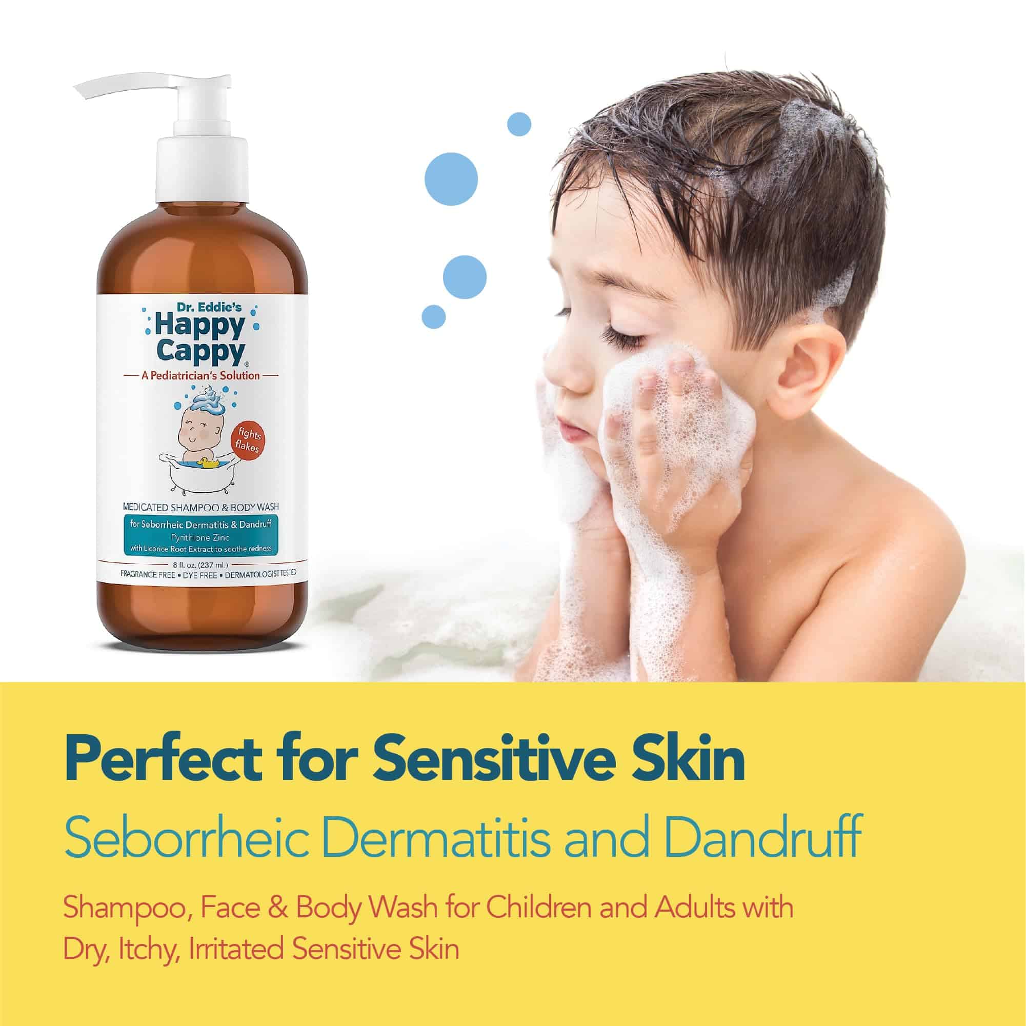 Champú y jabón corporal medicado Happy Cappy Dr. Eddie's - - Imagen 6