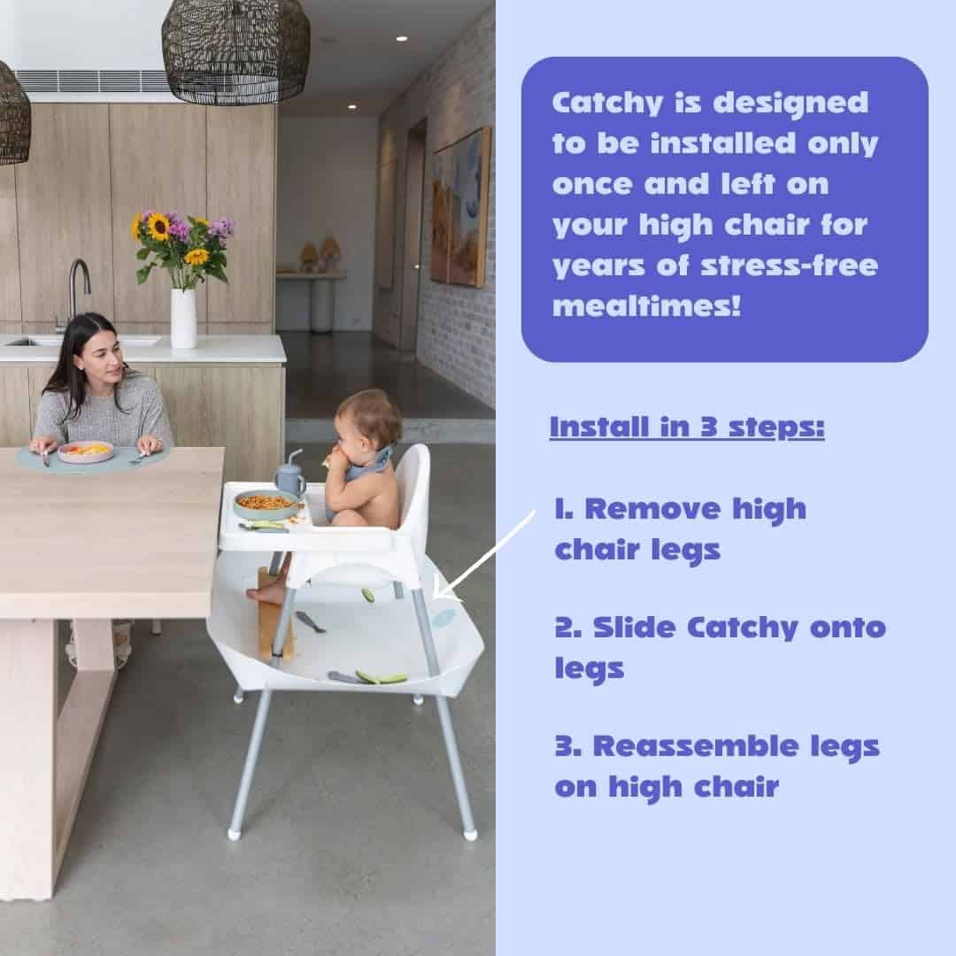 CATCHY - Food Catcher - Compatible con la Silla Alta IKEA - Imagen 6