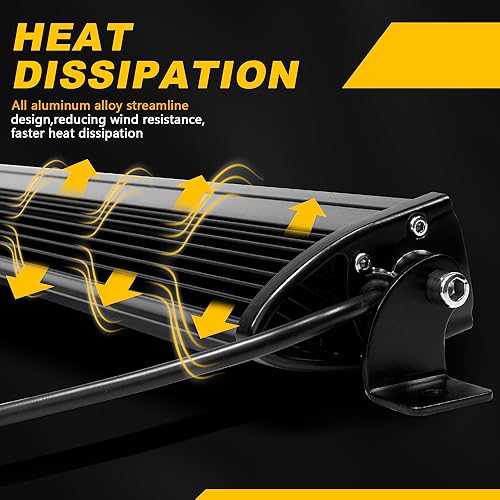 Barra de luces LED ultra delgada de 100w 20 pulgadas, luces - Imagen 5