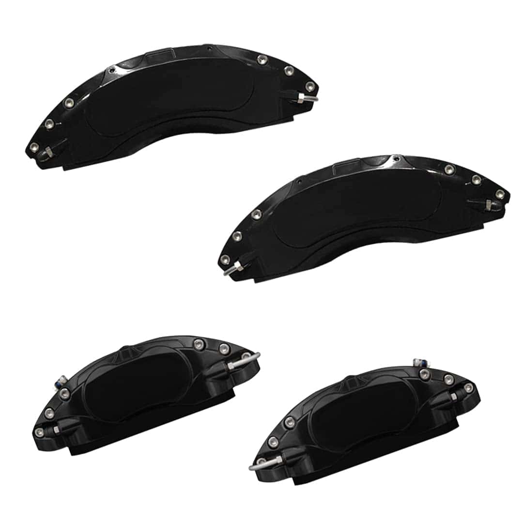 Cubiertas de Pinza de Freno Negras de Aluminio AOOA para