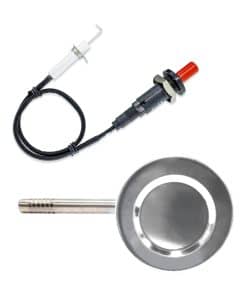 Quemador de gas con sustitución de tornillo para