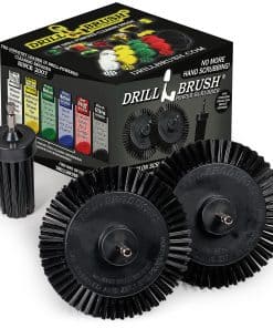 Cepillo de limpieza para parrilla con accesorio para