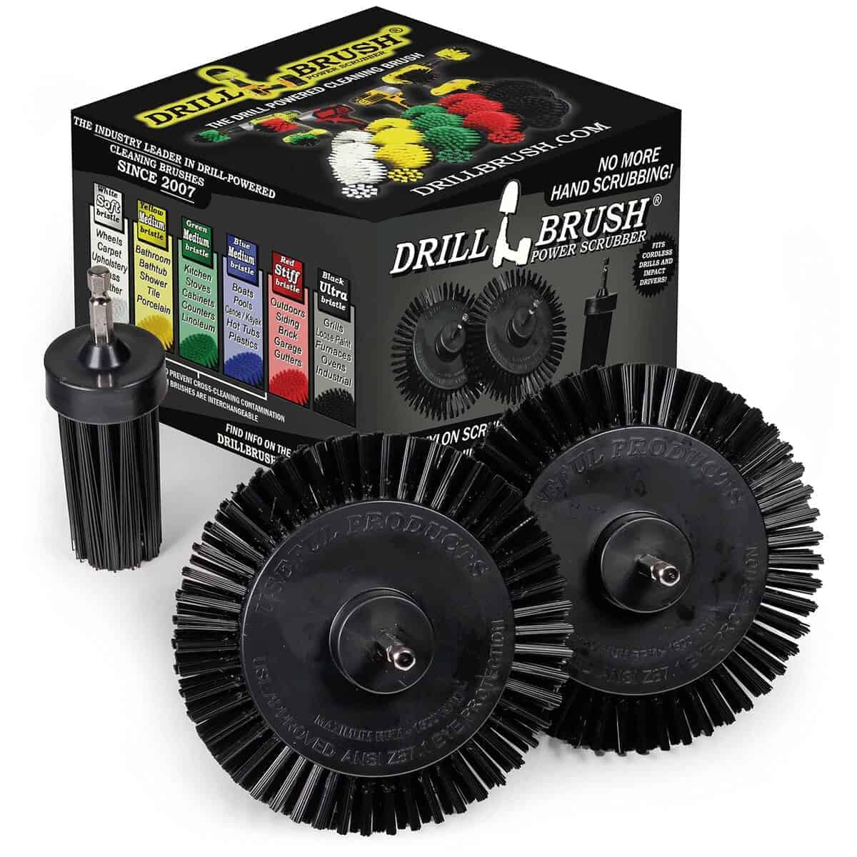 Cepillo de limpieza para parrilla con accesorio para