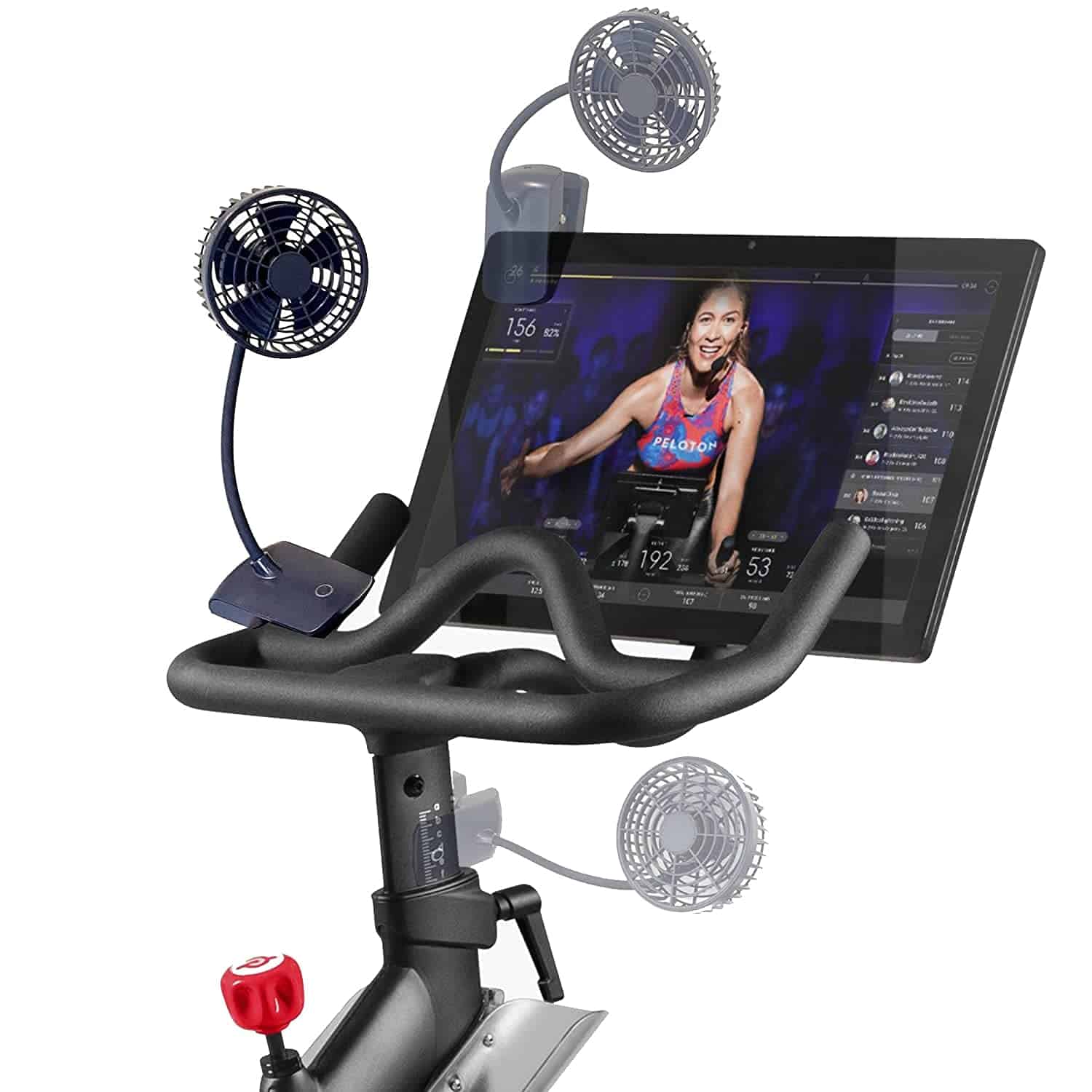 Ventilador recargable con clip SELINA para Peloton Bike &