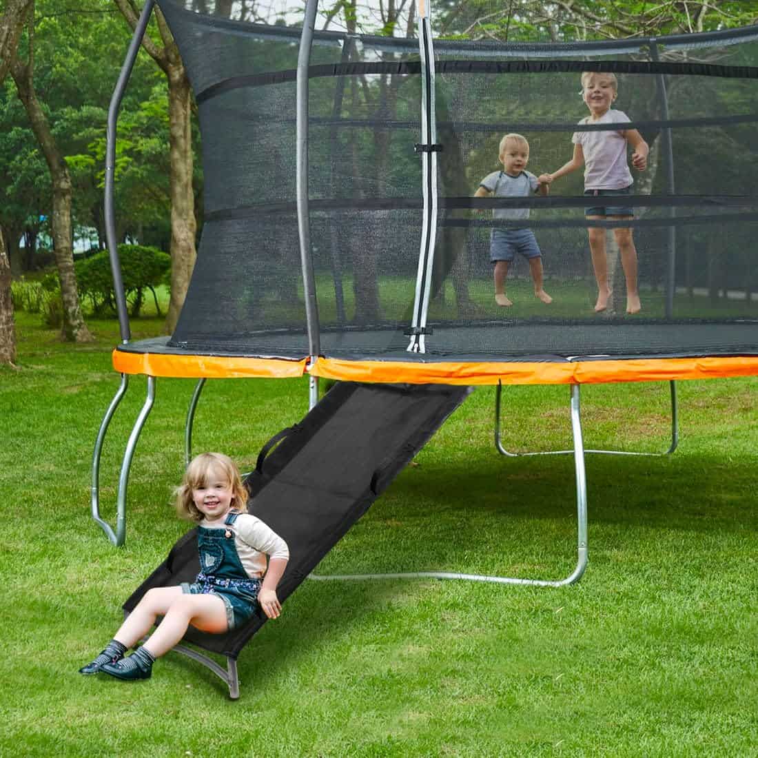 Tobogán para Trampolín FirstE, Ancho 22" Escalera de - Imagen 7
