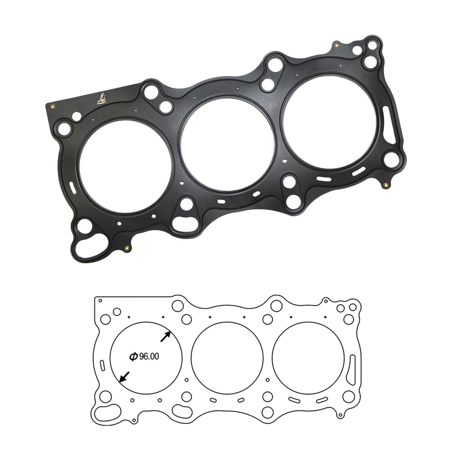 Junta de culata SIRUDA para Nissan VR38DETT-R Skyline GT-R
