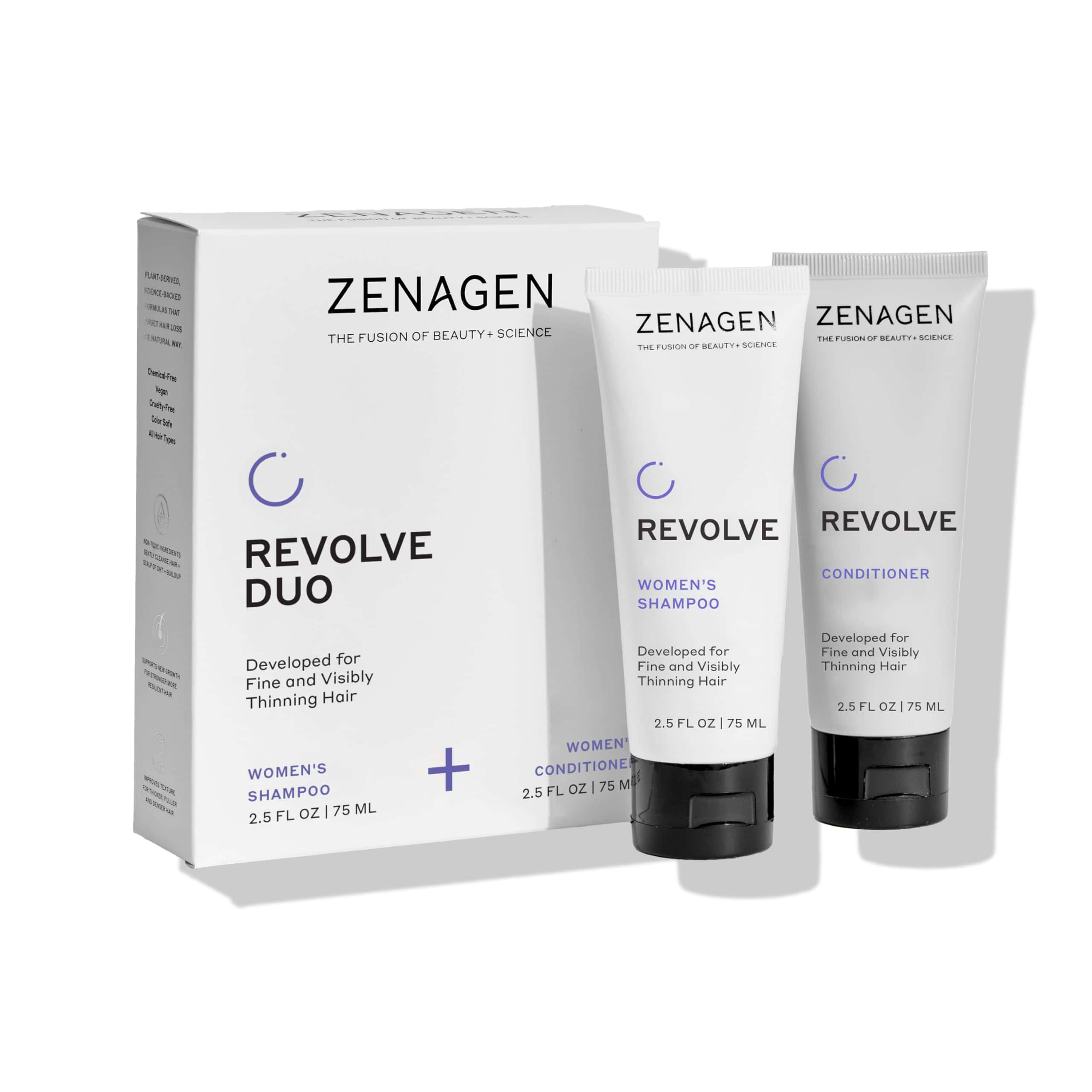 Kit de Viaje ZENAGEN Revolve para Mujeres | Champú +