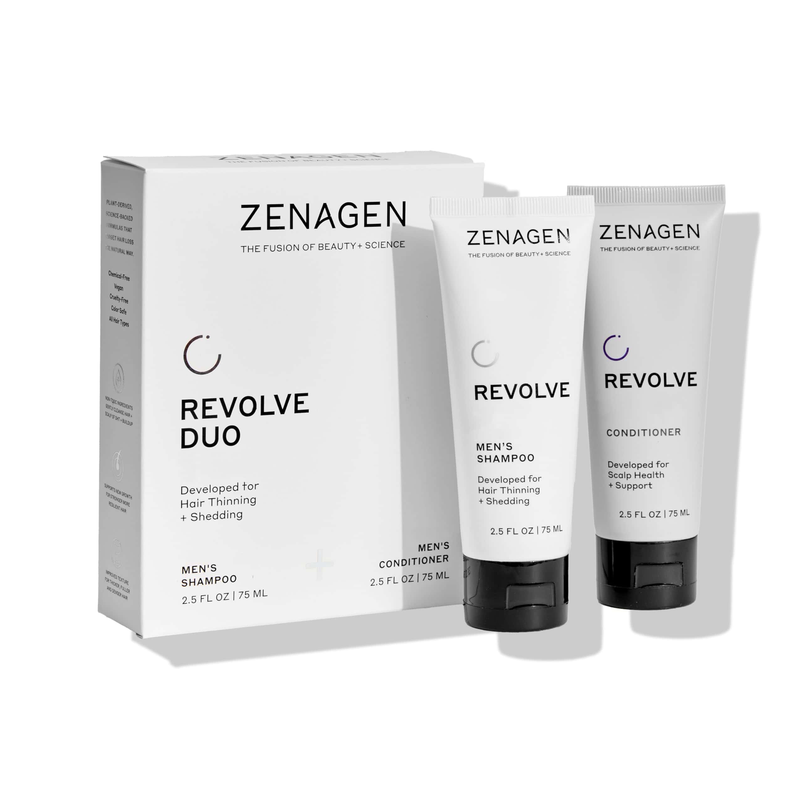 Kit de viaje ZENAGEN Revolve para hombres | Champú +