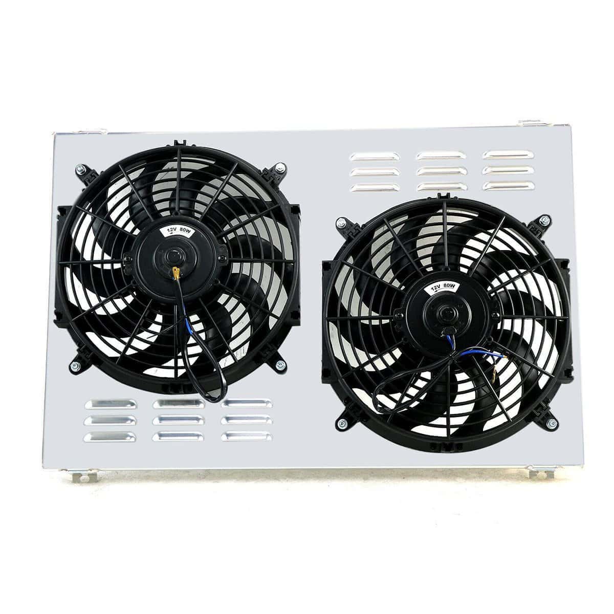 ECMRAD Radiador Shroud + Ventiladores Eléctricos de 12V - Imagen 6