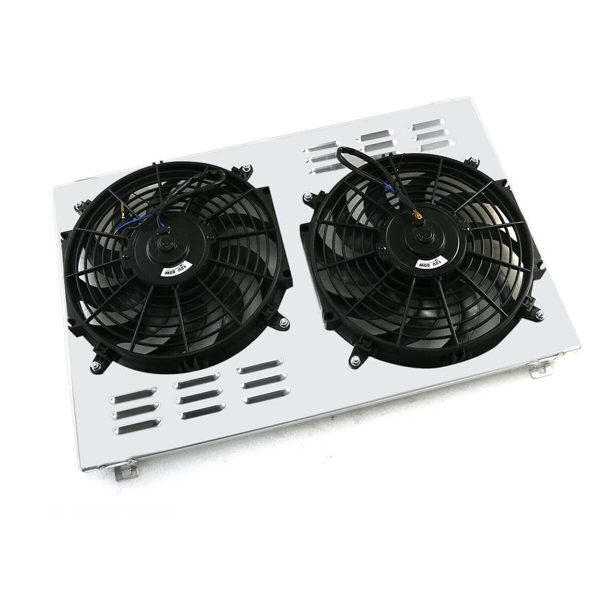 ECMRAD Radiador Shroud + Ventiladores Eléctricos de 12V - Imagen 3