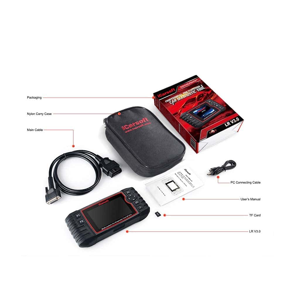 iCarsoft LR V3.0 para Land Rover/Jaguar Herramienta de - Imagen 8