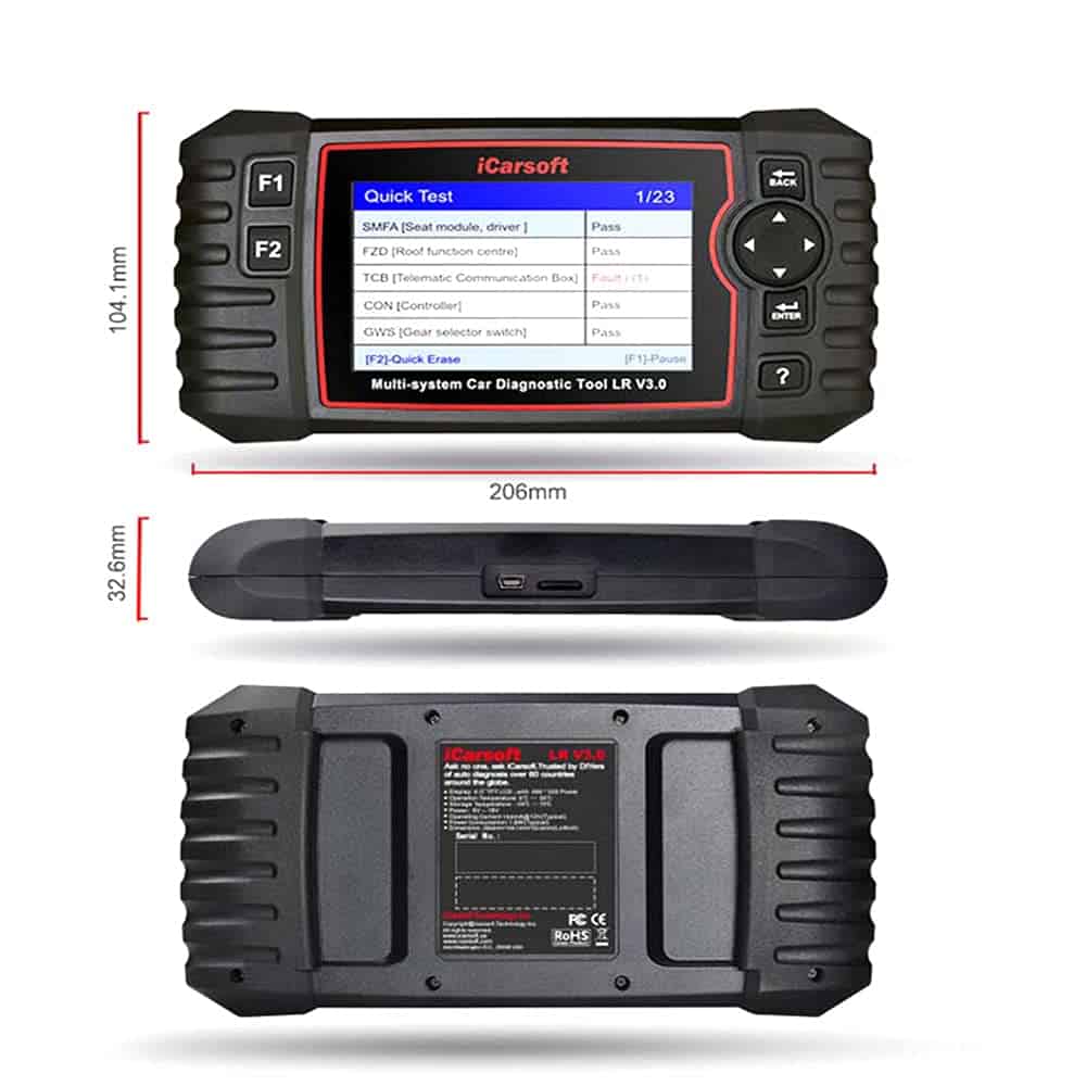 iCarsoft LR V3.0 para Land Rover/Jaguar Herramienta de - Imagen 7