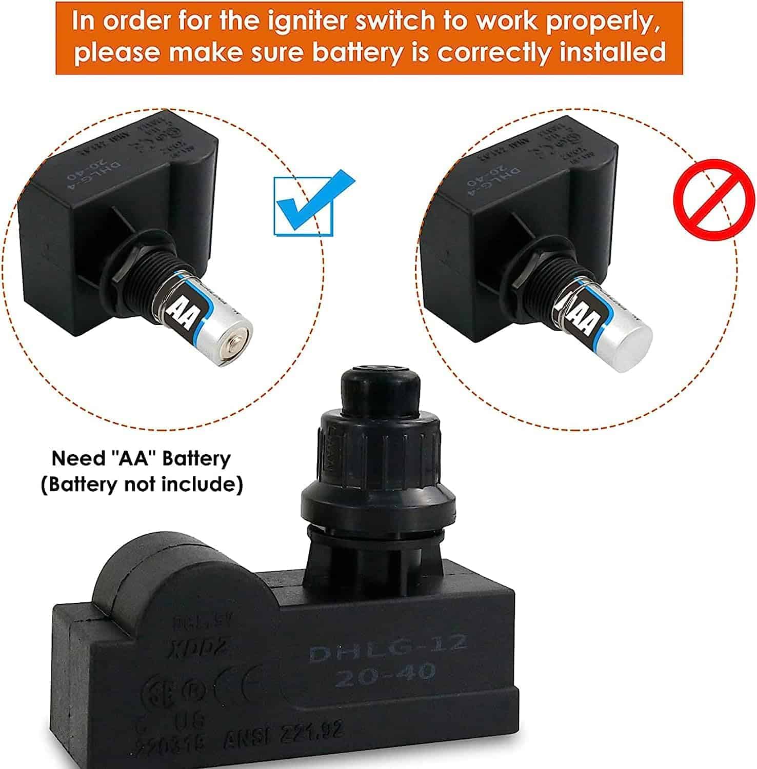 Kit de Encendedor Electrónico de Botón de Presión Uniflasy - Imagen 5