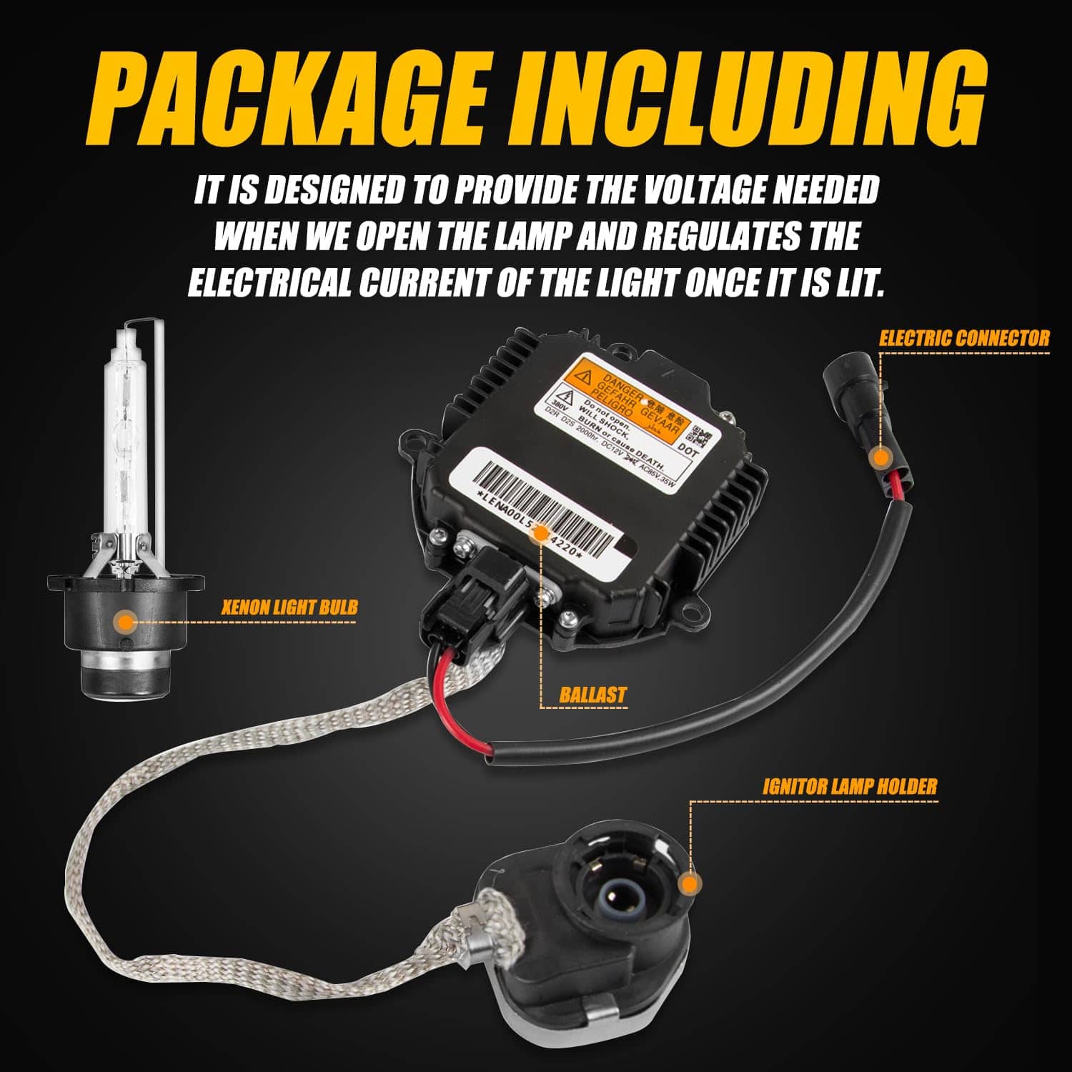 RANSOTO Hid Headlight Ballast Compatible with Infiniti G35 - Imagen 4