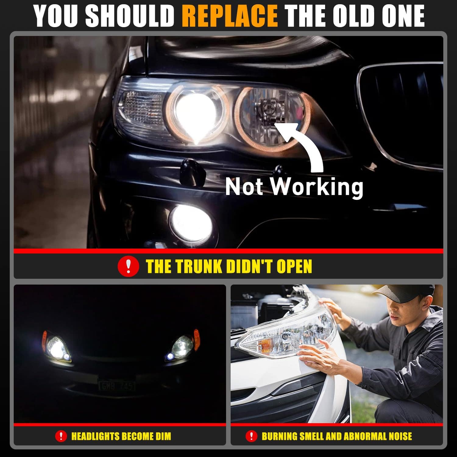 RANSOTO Hid Headlight Ballast Compatible with Infiniti G35 - Imagen 7