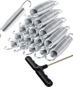 Ziqi 12PCS 6.5' Resortes de Trampolín, Reemplazo de Acero