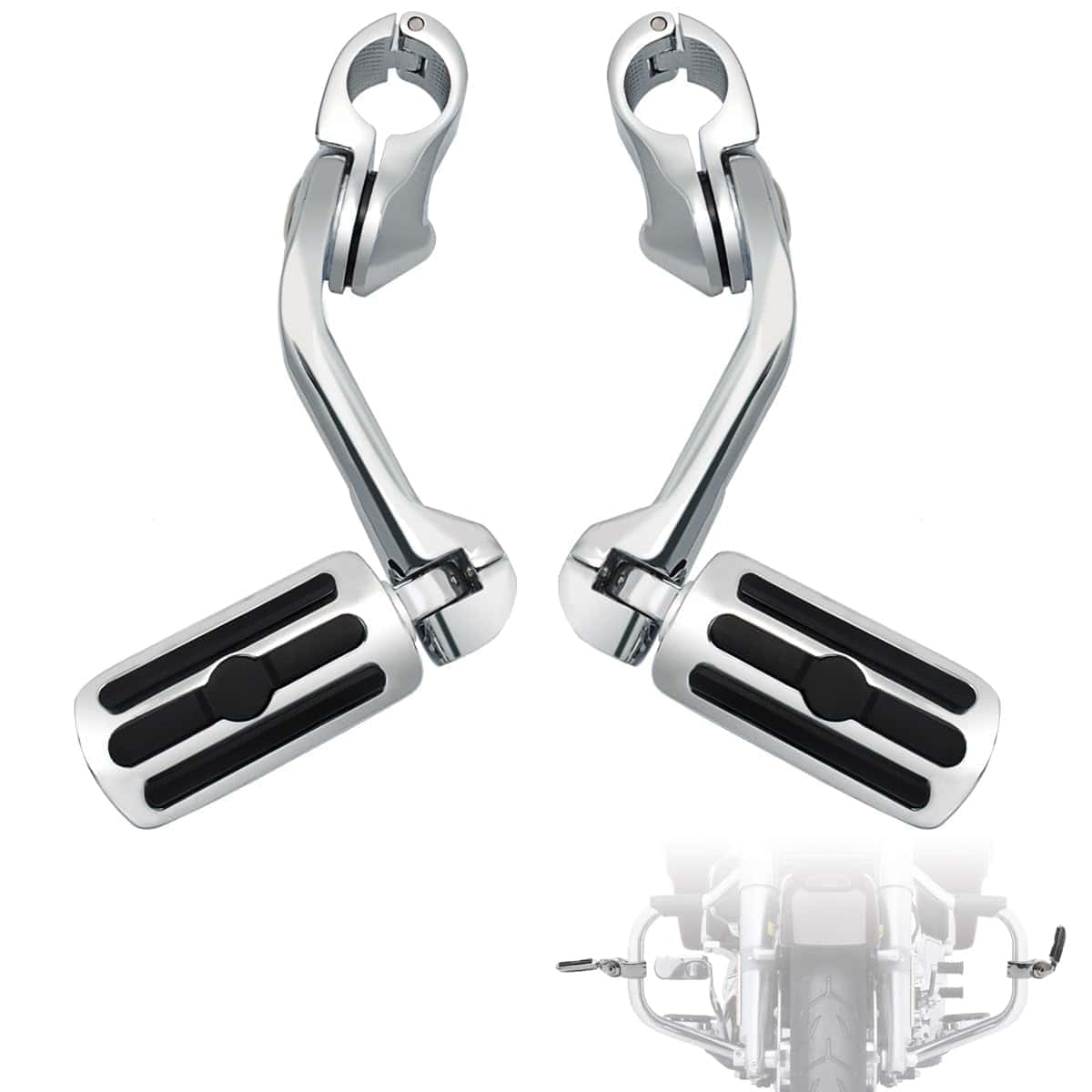 FOVPLUE 1.25" Highway Footpegs, Soporte de reposapiés para