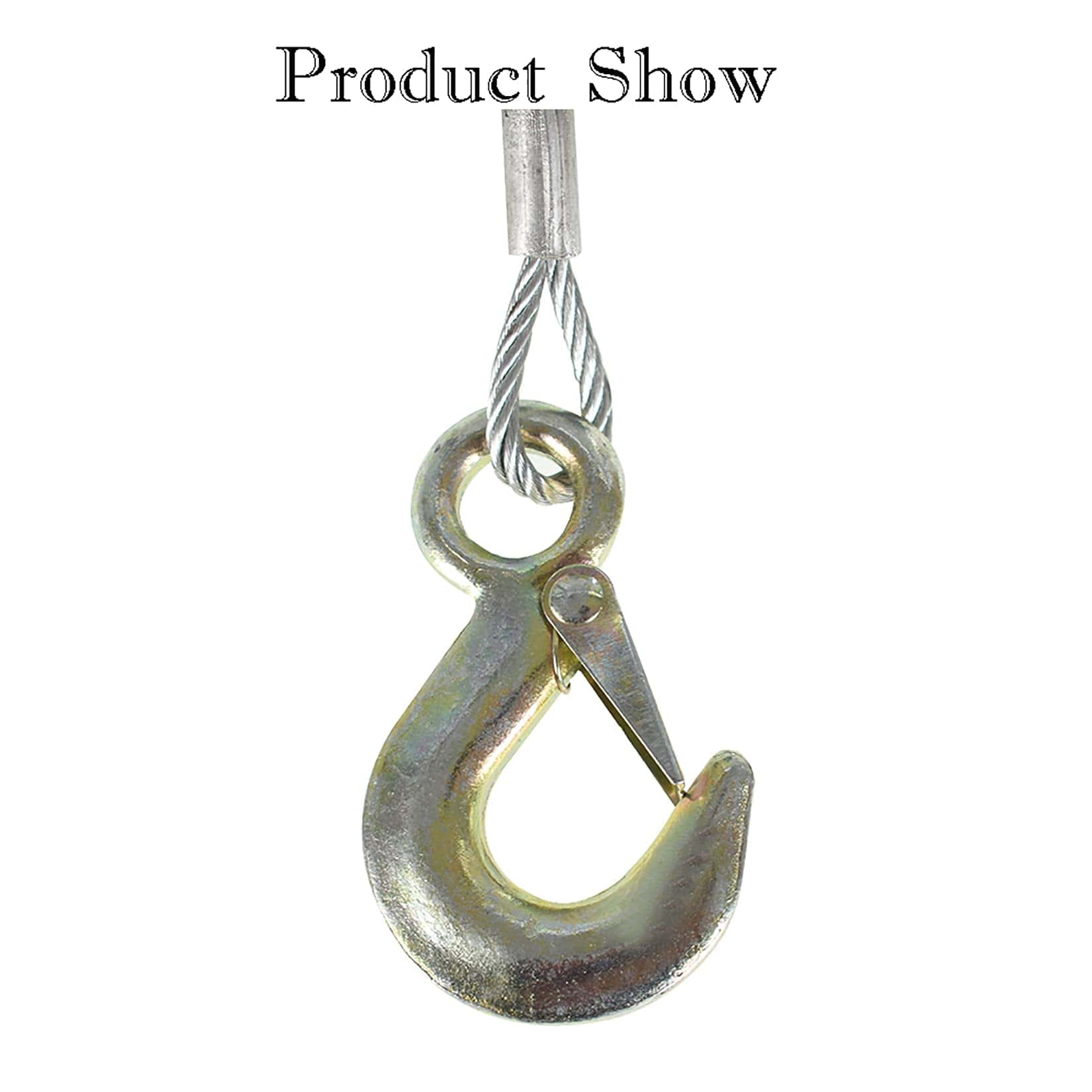 Malacate de Manivela de 1600 libras con Cable y Gancho, - Imagen 5