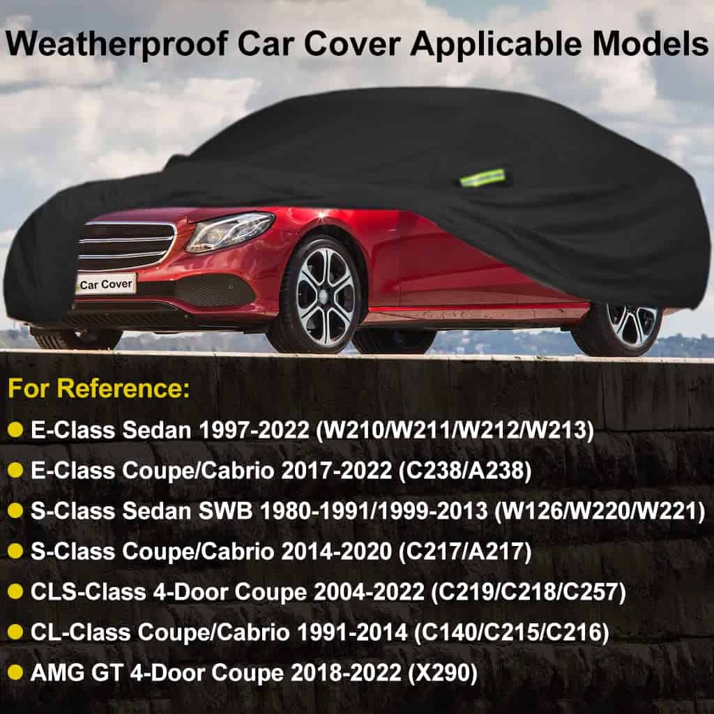Cubre coches SjYsXm compatible con Mercedes-Benz E-Class - Imagen 4