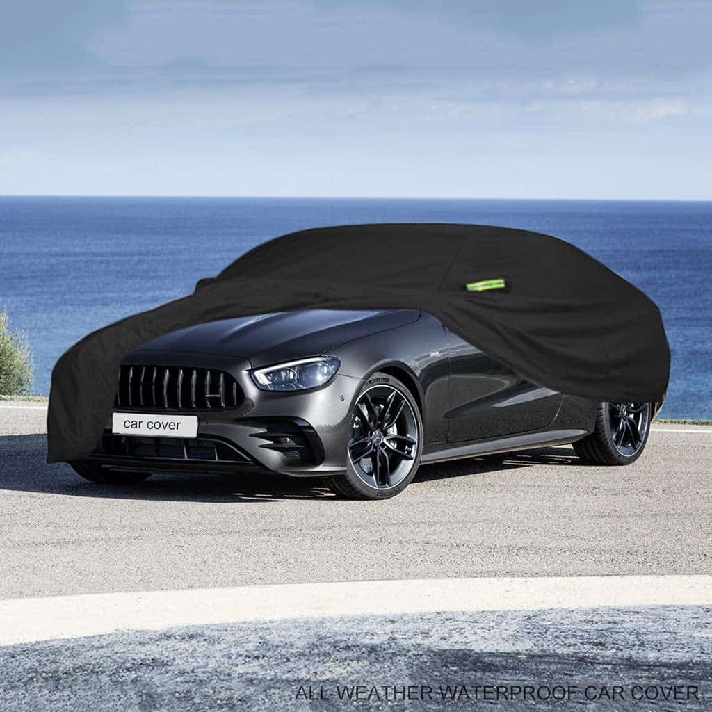 Cubierta para Auto Compatible con -Negro con Algodón - Imagen 8