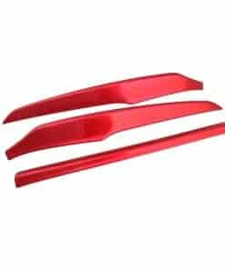 XITER 3PCS Cubierta de Rejilla Delantera ABS Moldura de