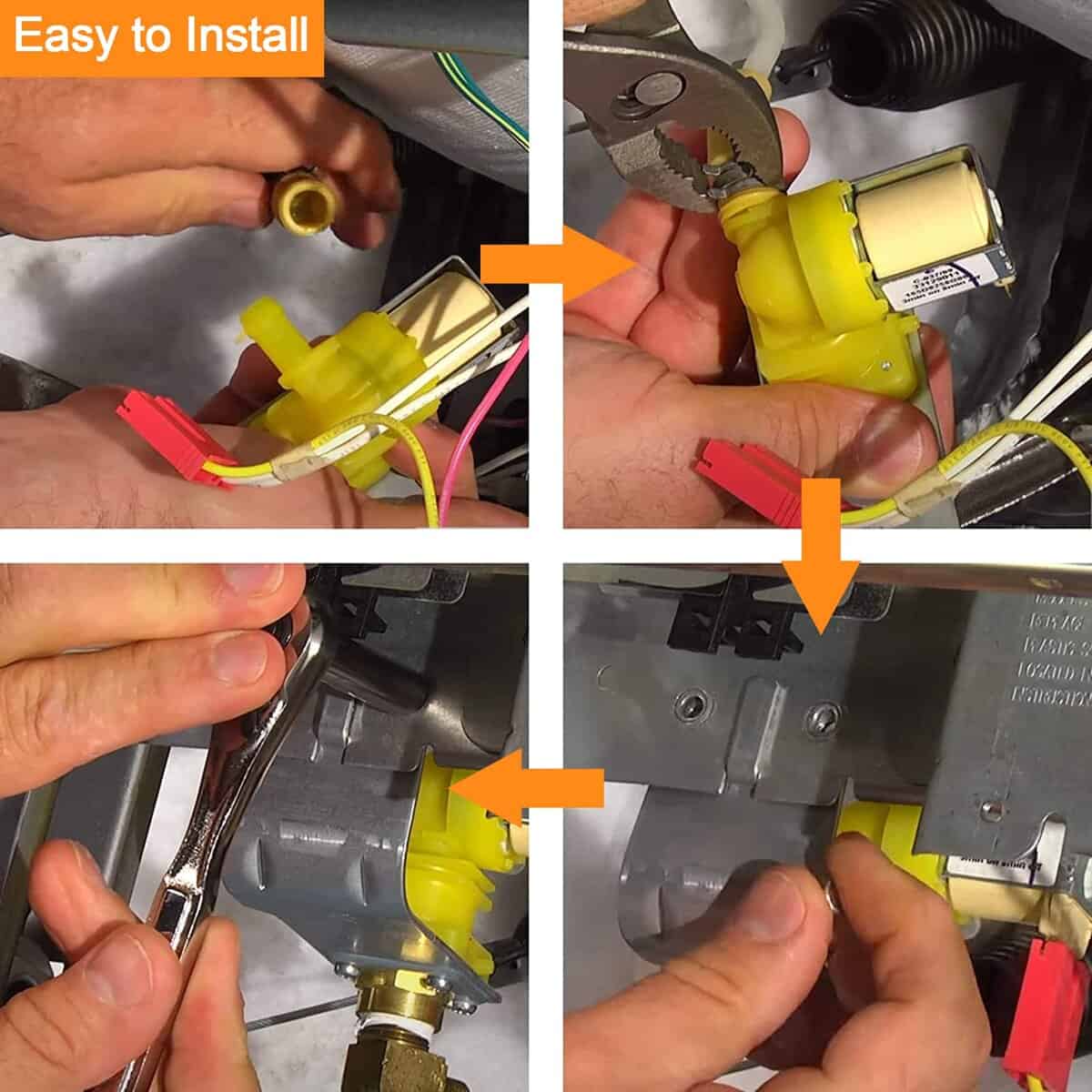 Válvula de entrada de agua para lavavajillas WD15X10014 - Imagen 7