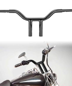 Manillar T de 10" de Acero Gloss Black Compatible con