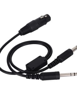 Demeras Adaptador de Auriculares de Aviación para Airbus