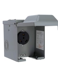 Caja de Salida de Corriente de 30 Amperios y 125 Voltios,