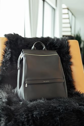 Mochila de piel para pañales MIA + SOPHIA -Negro Sophia - Imagen 7