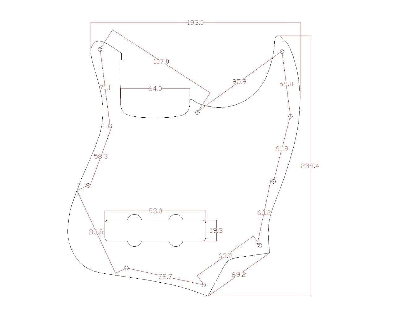 KAISH 10-Hole Metal Anodized Aluminium J -Negro - Imagen 3
