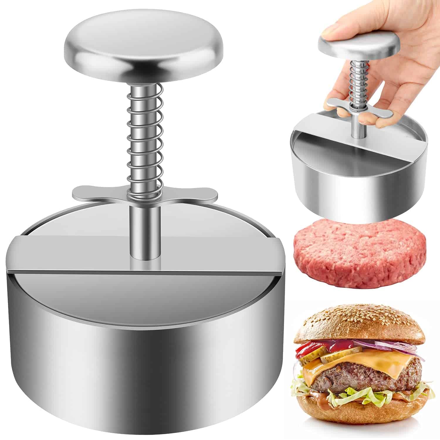 Prensa para hamburguesas TIANTOU, Prensa de carne de