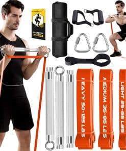 Barra de Bandas de Resistencia TESLANG, 500 LBS de