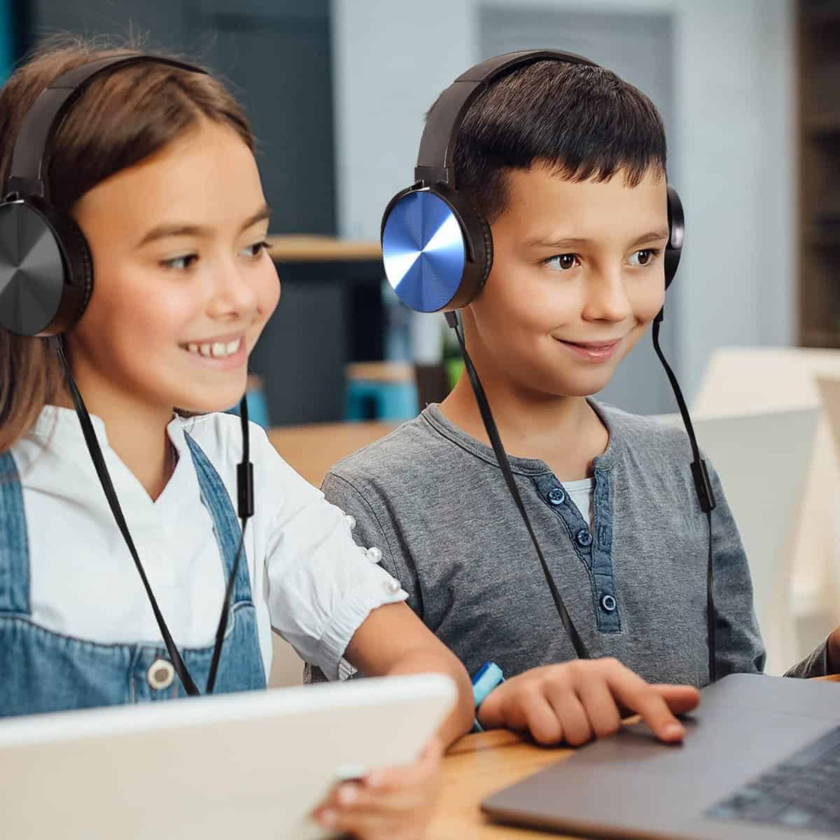 Audífonos para Aula - Paquete de 25 con Micrófono, - Imagen 7