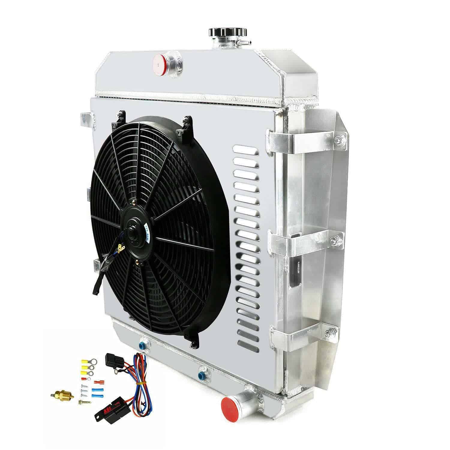 Radiador de aluminio de 3 filas ECMRAD para Chevy Truck