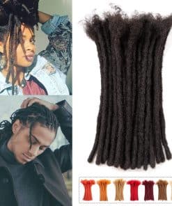 Extensiones de Dreadlocks de Cabello Humano 100% de Teresa